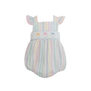 NEW KREWE girls millie snowball smocked bubble in multi
